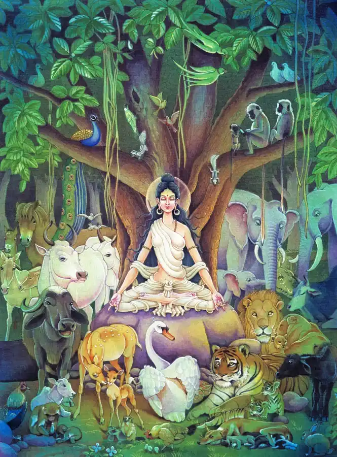 Devi Brahmacharini-performs-severe-penance