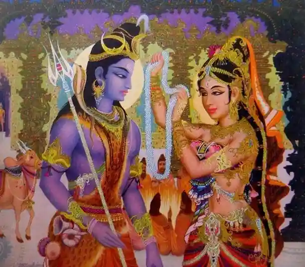 Devi-Parvati-marries-Lord-Shiva