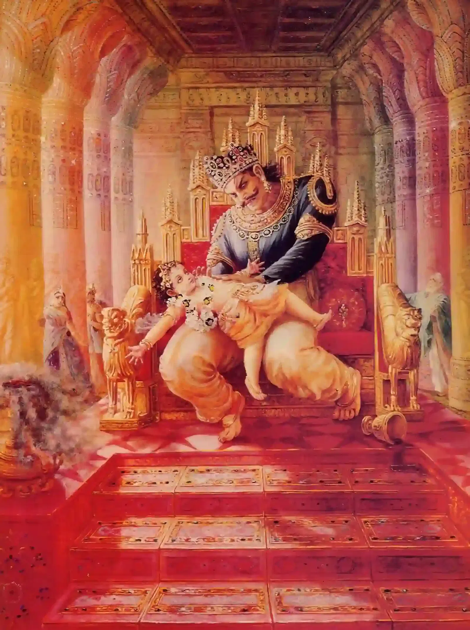 Hiranyakashipu-Angry-with-Prahlada