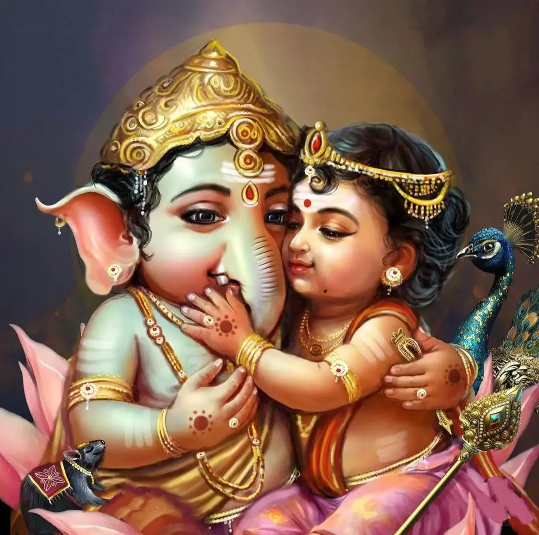 Murugan-and-Ganesha