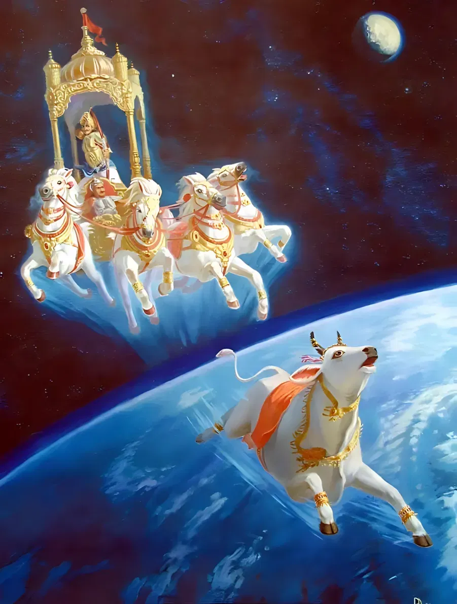 Prithu Chasing Earth