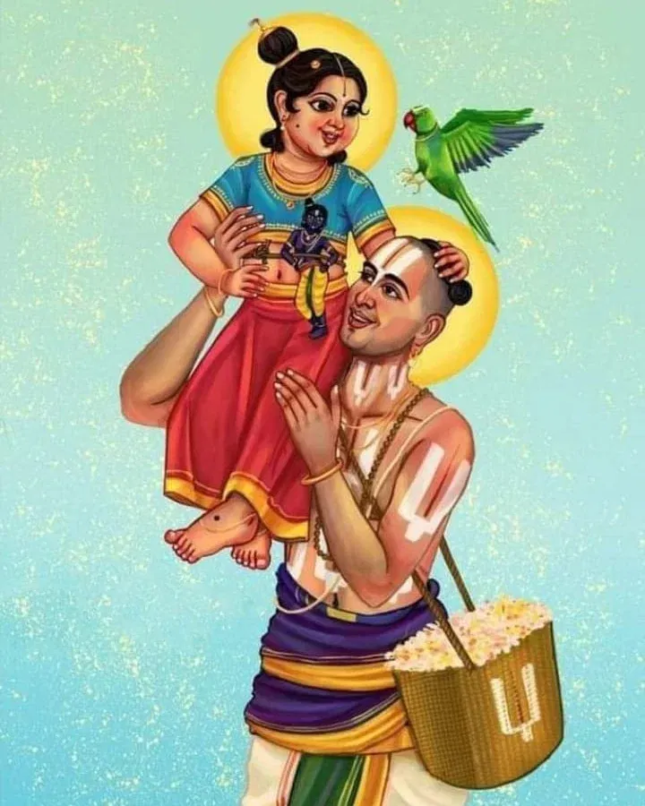 Periyalvar and Devi Andal