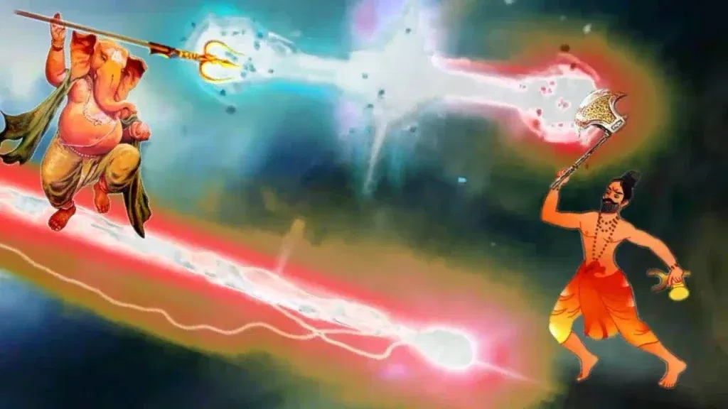 Parshuram and Ganesha