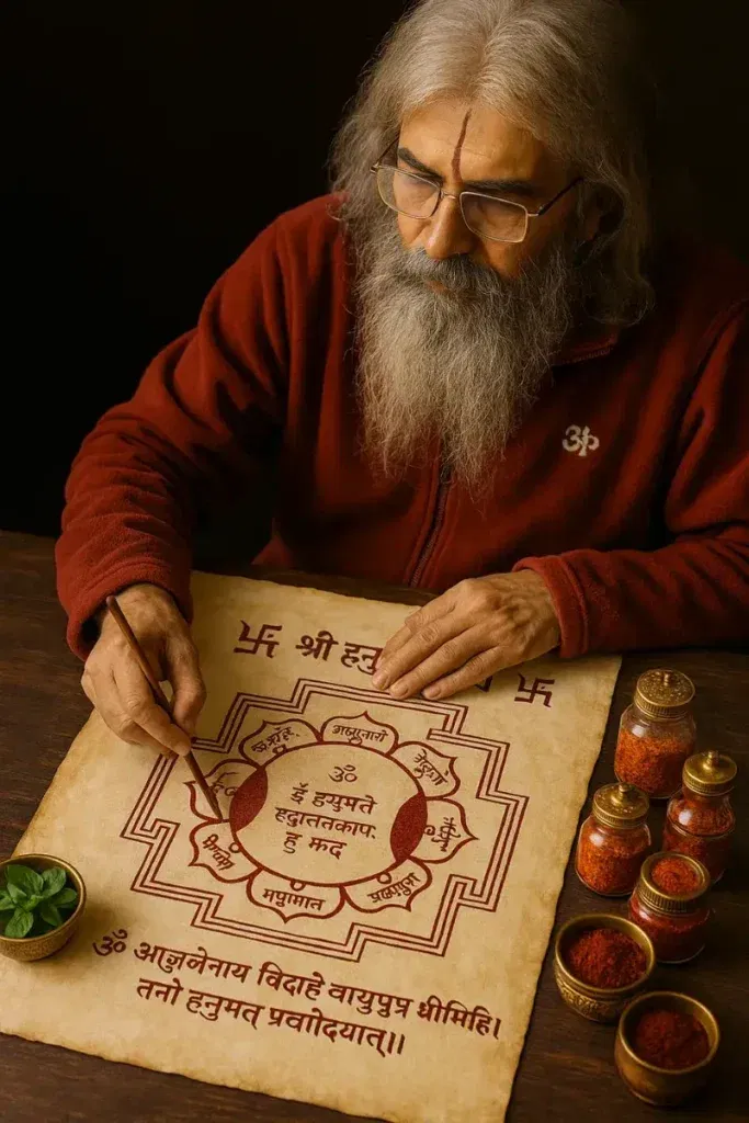 Hanuman Yantra at yantrachants.com