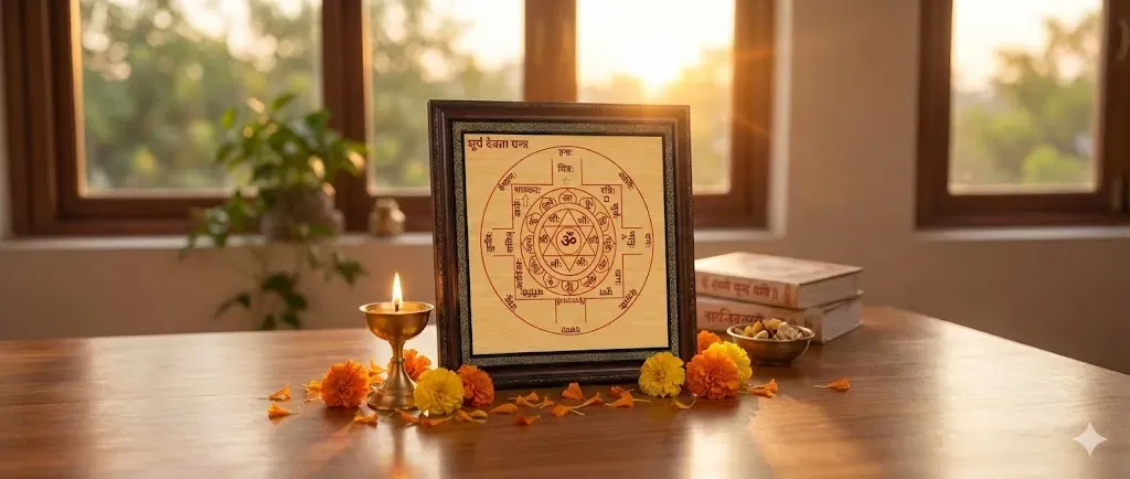 Soorya Devata Yantram Altar for Worship