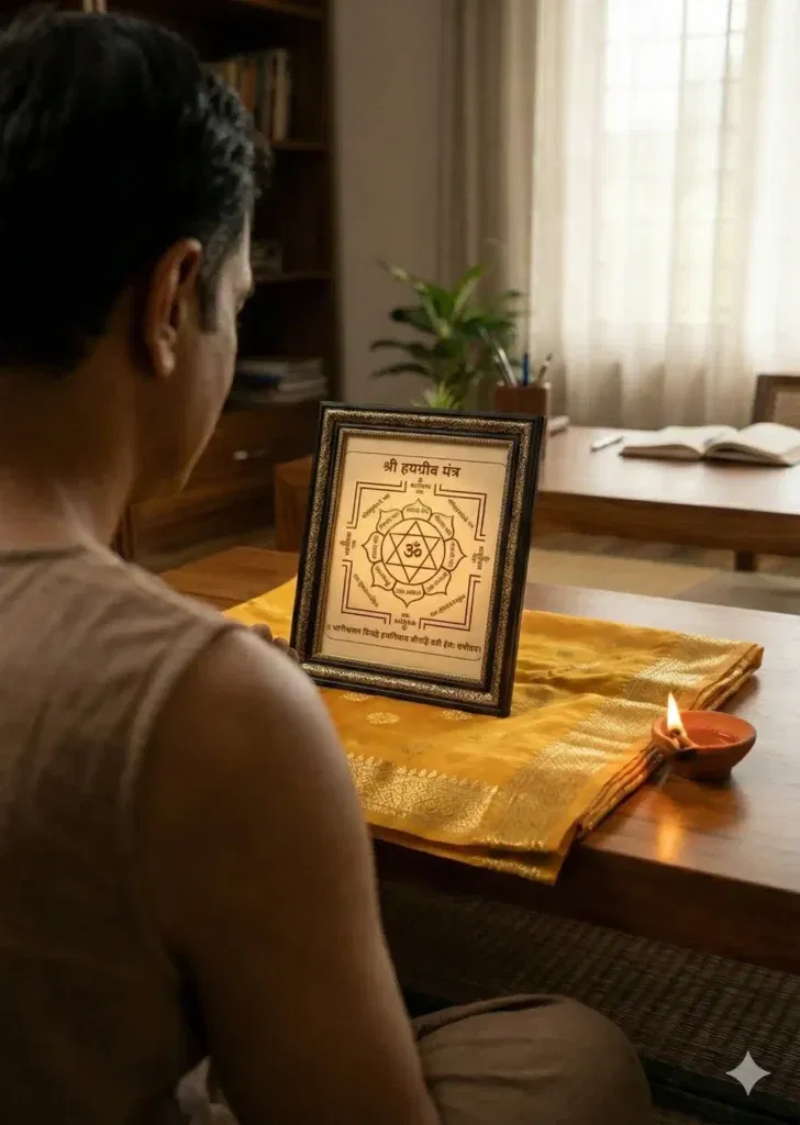 Step 3-Darshan of the Yantra