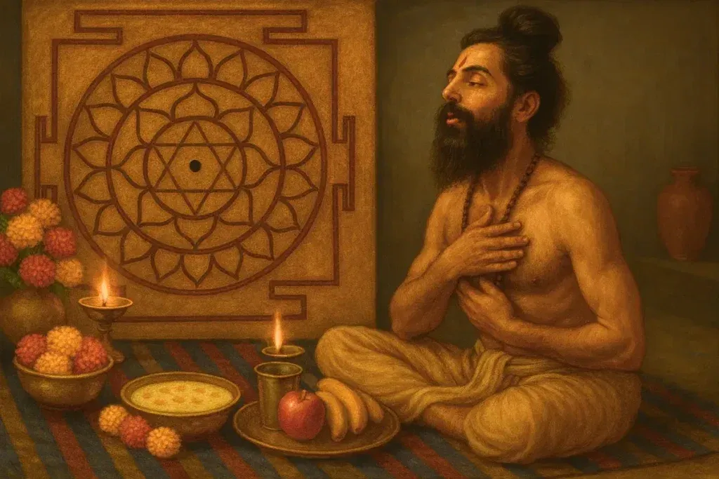 Chandi Yantra Praying
