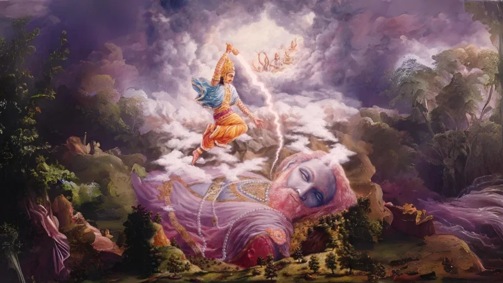 Indra Kills Vrutrasura