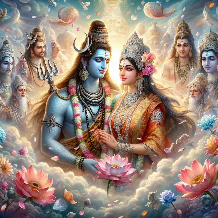 Lord Shiva and Parvati