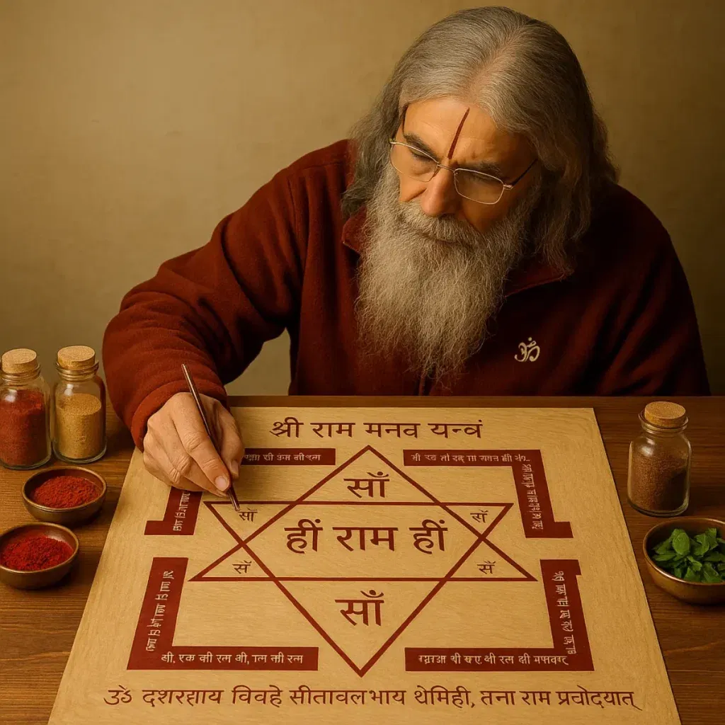 Rama Mantra Yantra at yantrachants.com