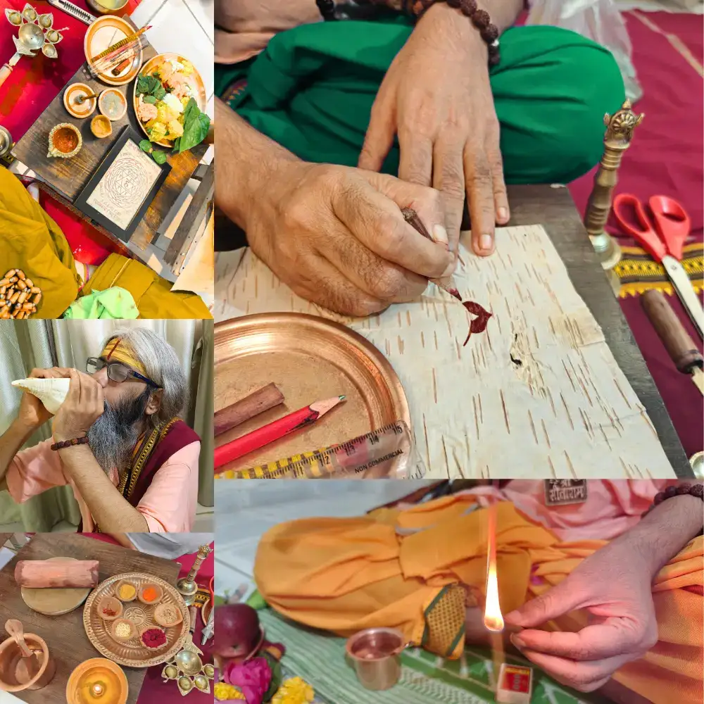 Shri Damodar Dasji Maharaj's Yantra Creation Process