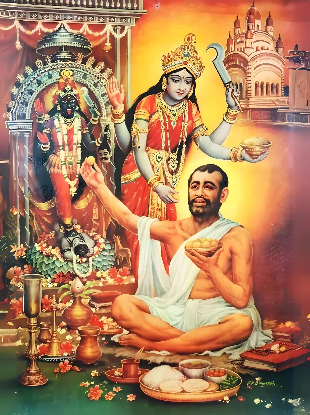 Ramakrishna And Ma Kali
