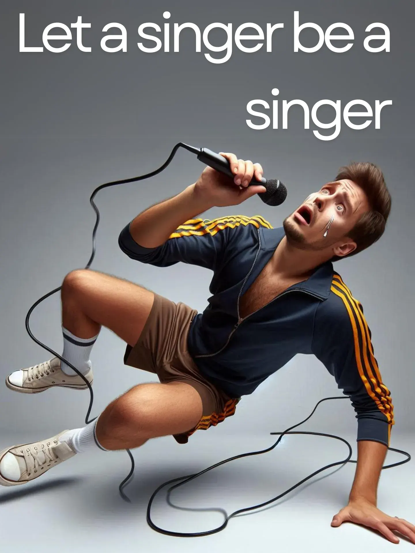 Singer becoming an Athelete