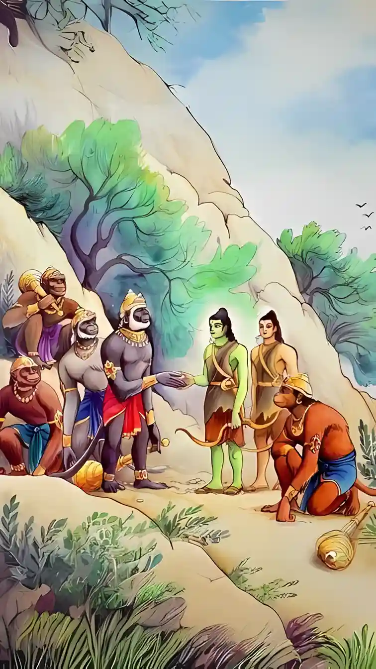 Hanuman Rama And Laxmana