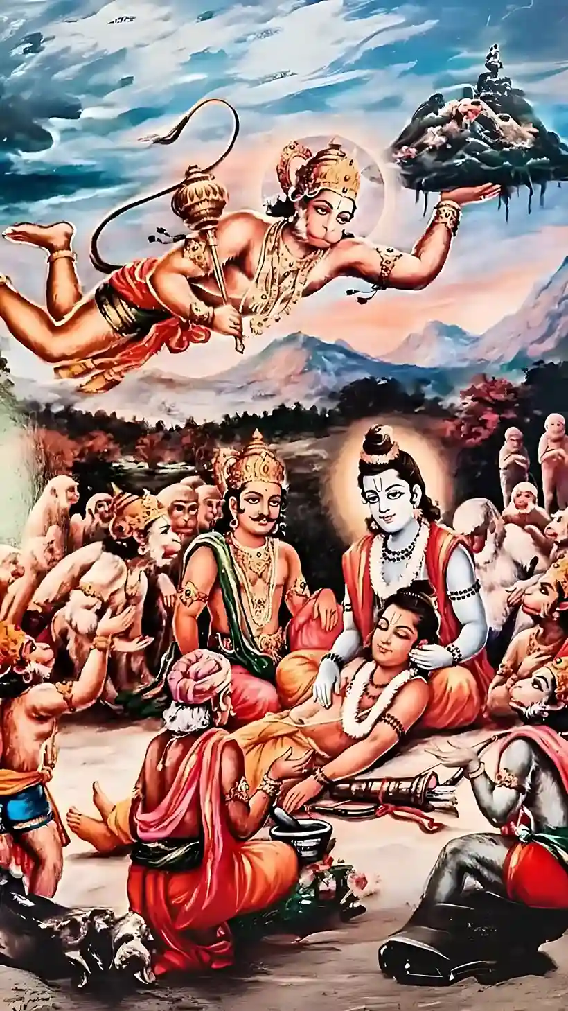 Hanuman Saves Laxmana