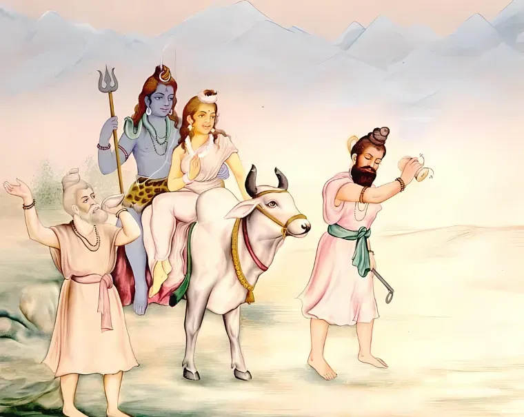 Shiva Parvati Andhaka