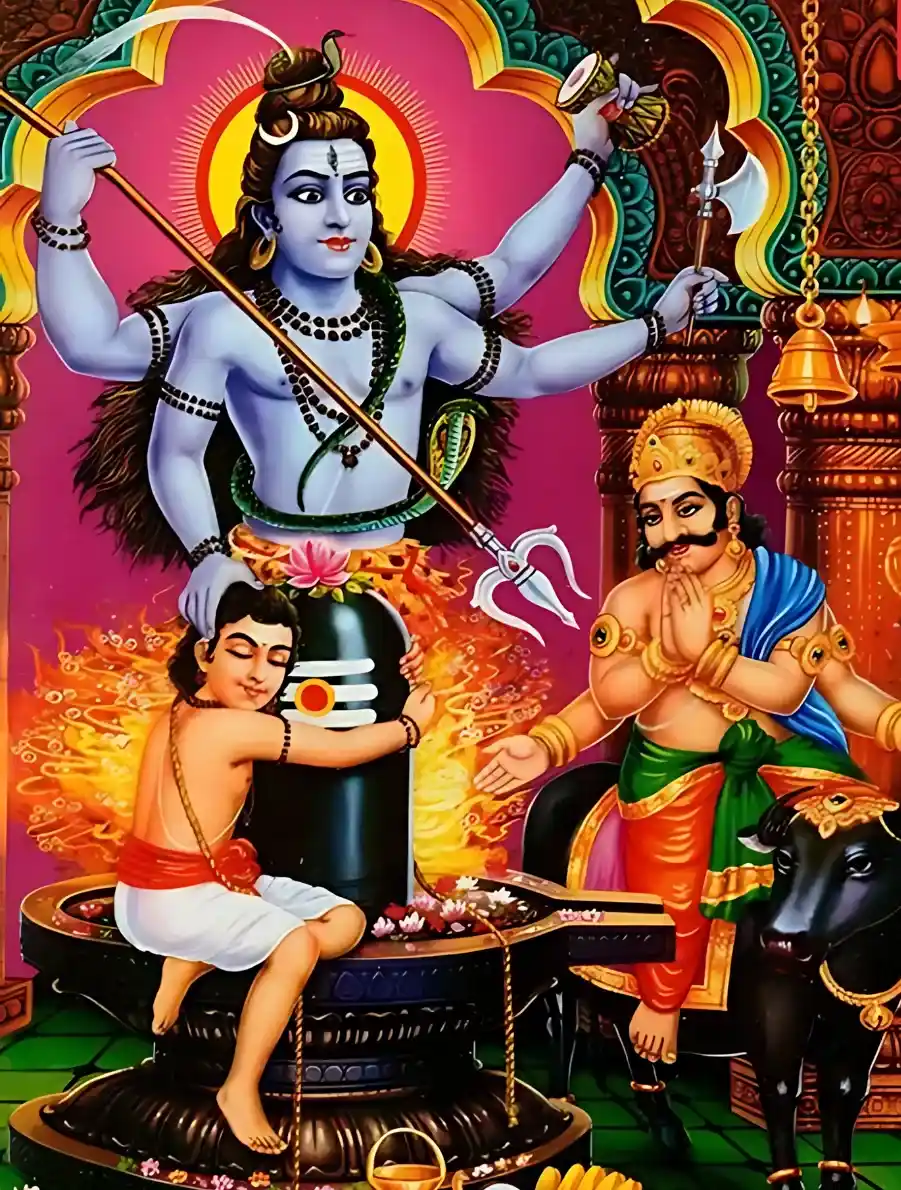 Shiva Saves Markandeya