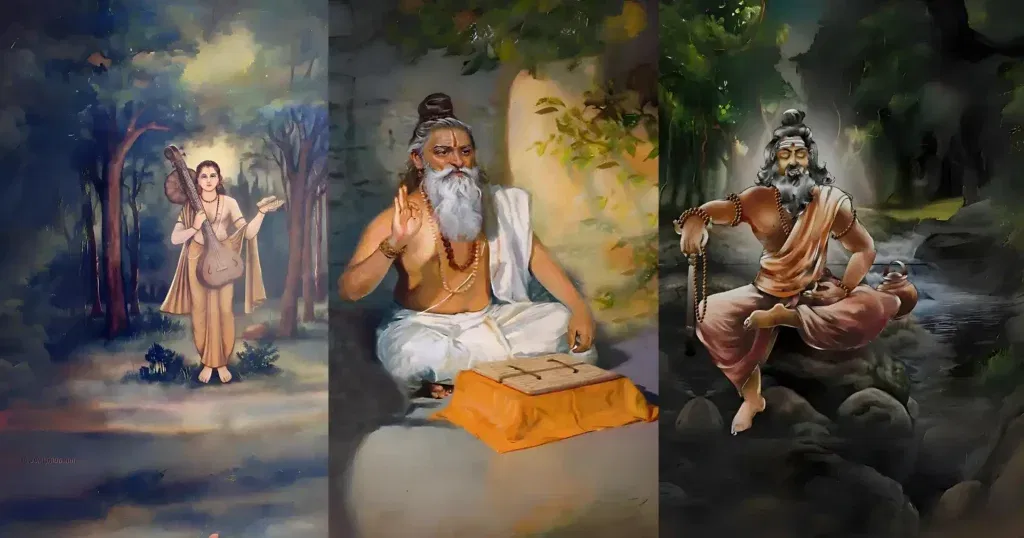 Sage Narada Vashishta Vishwamitra