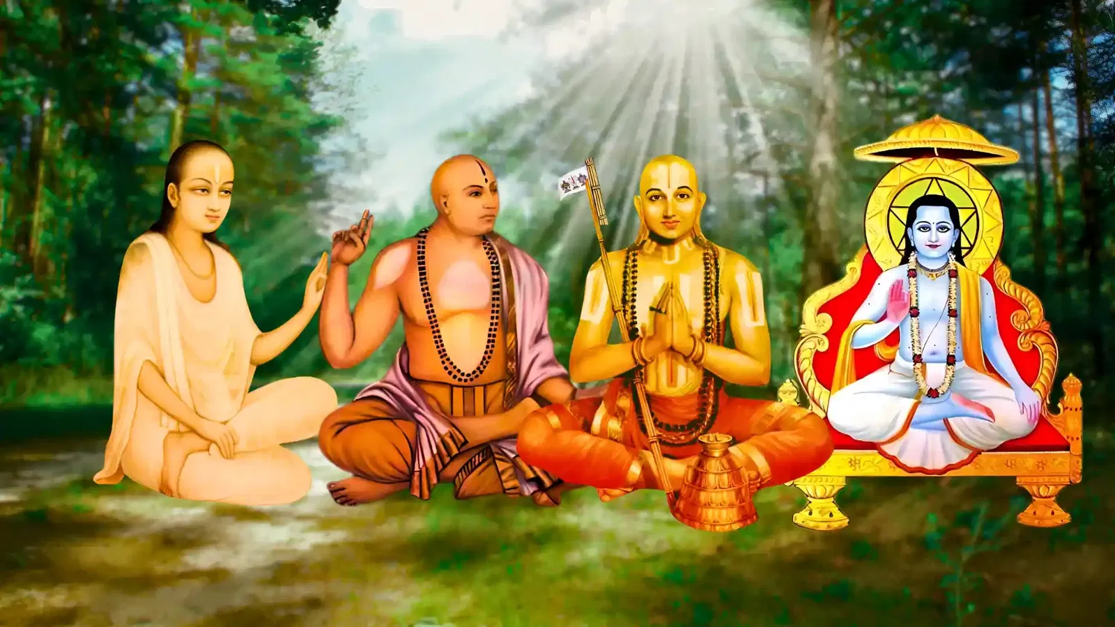 The 4 Major Vaishnava Sampradayas