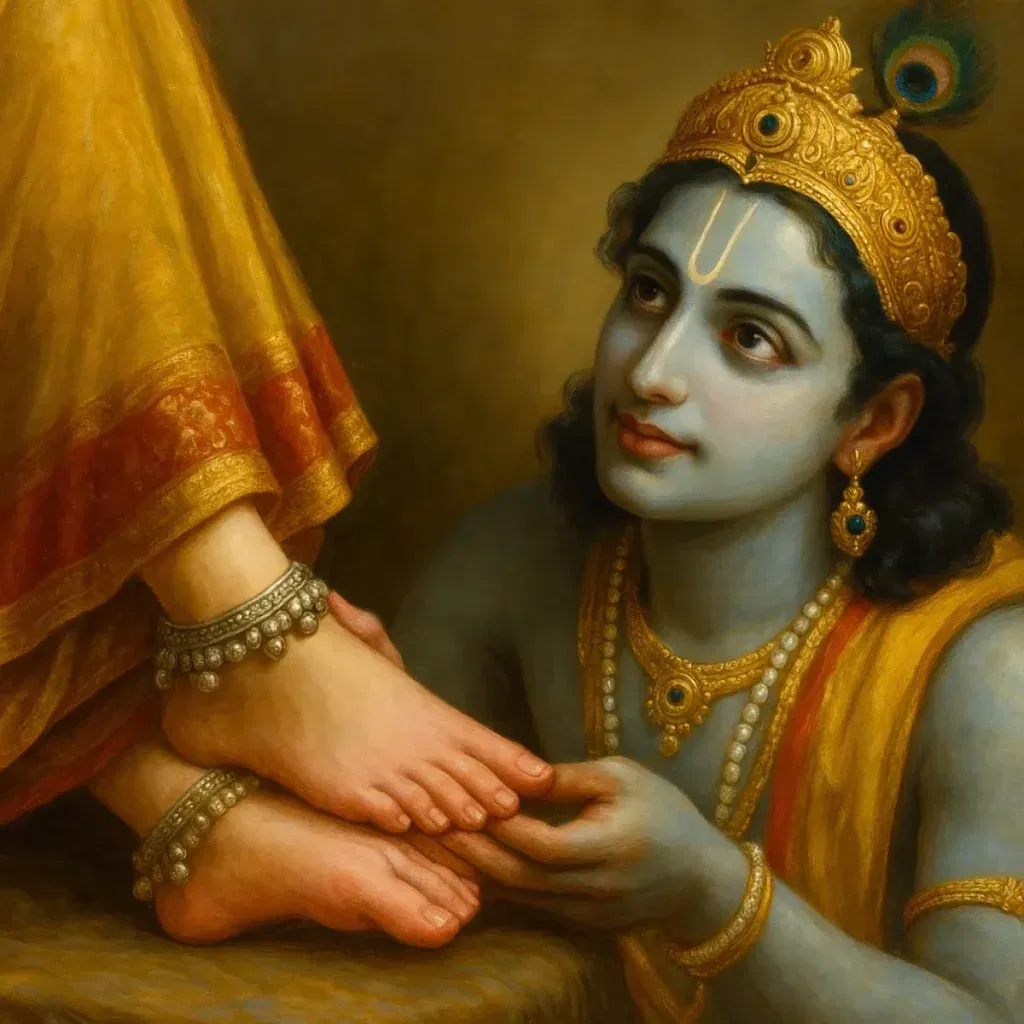 Lord Krishna's love for Radha Rani
