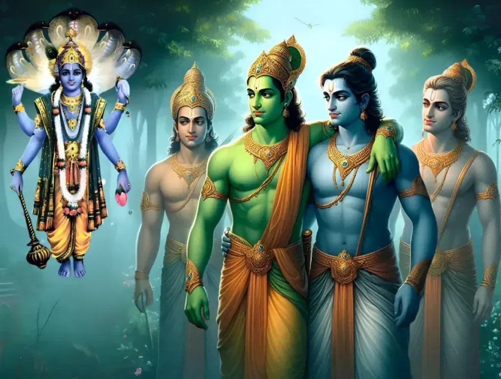 Ram-Laxman-Bharat-Shatrughan