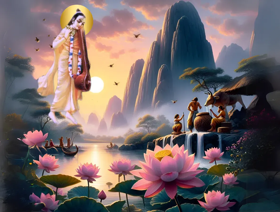 sweet music of Narada Veena