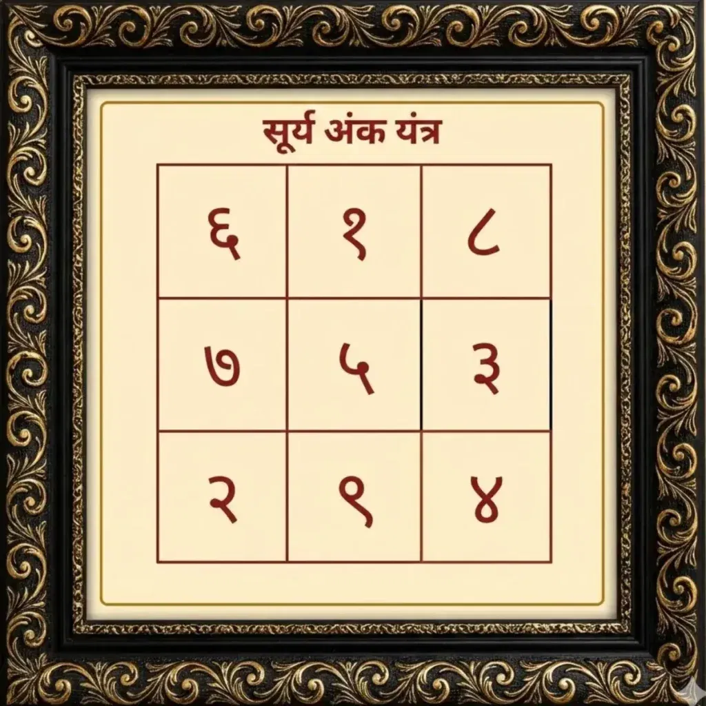 Surya Anka Yantra Frame
