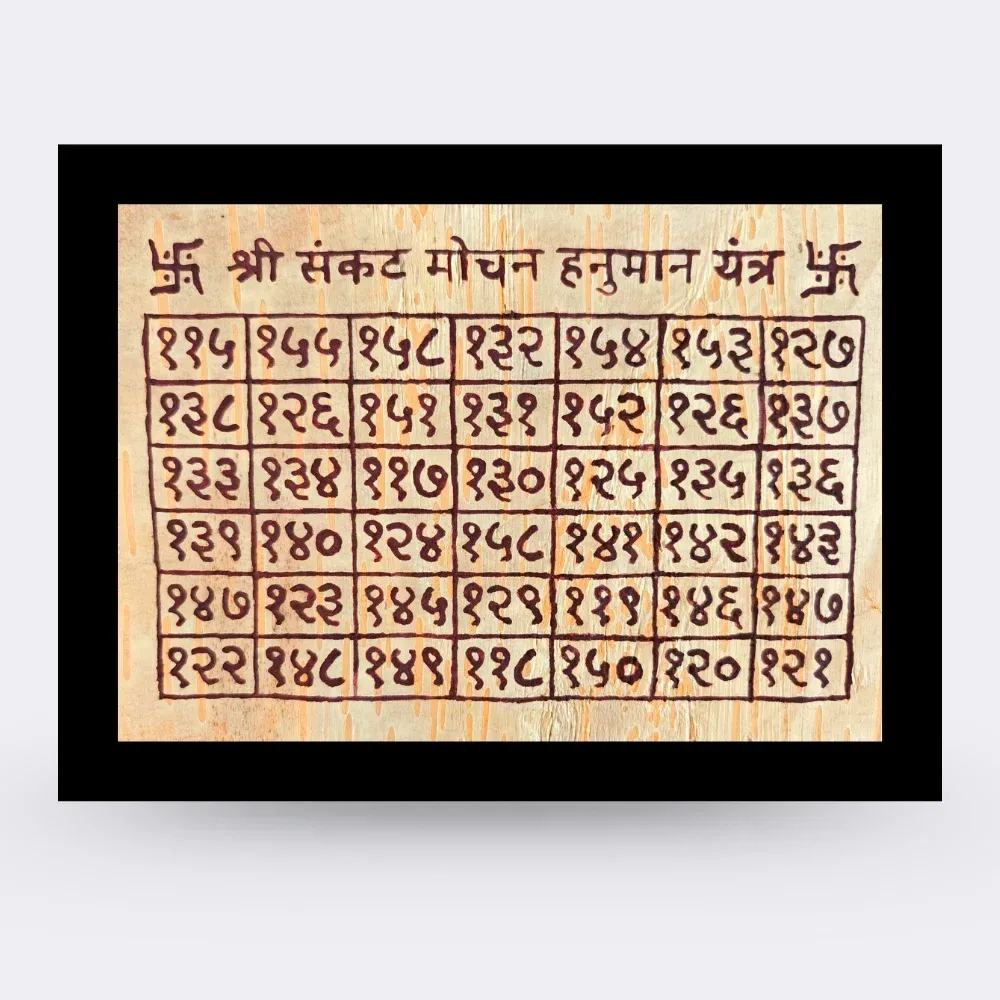 Shri Sankatmochan Hanuman Yantra Shri Sankatmochan Hanuman Yantra