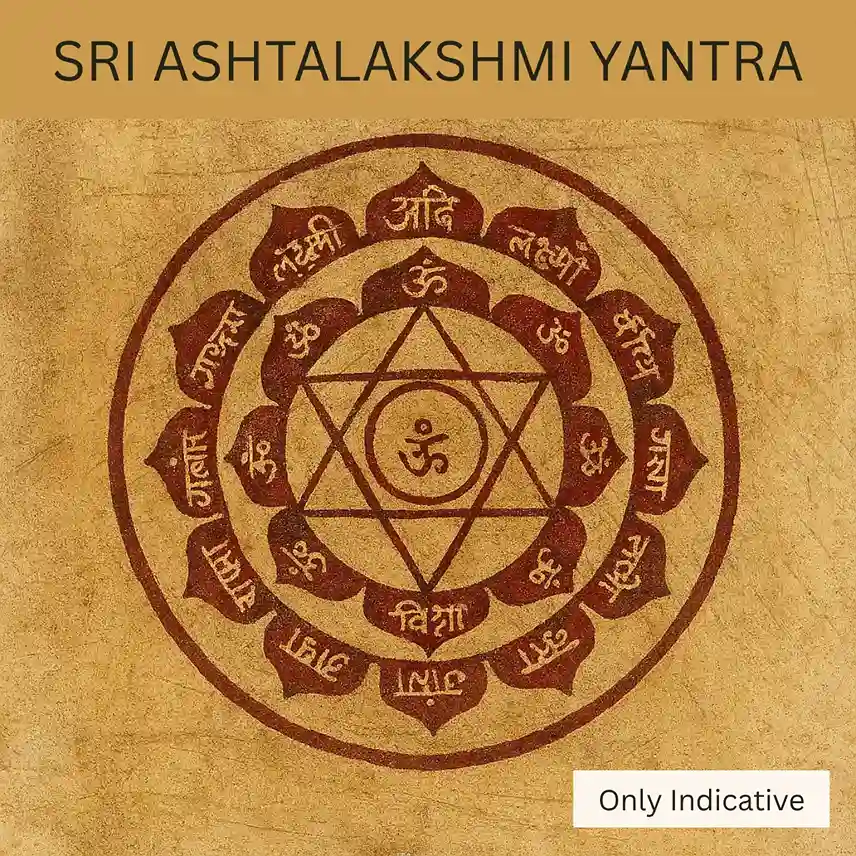 The Structure of the AshtaLaxmi Yantra
