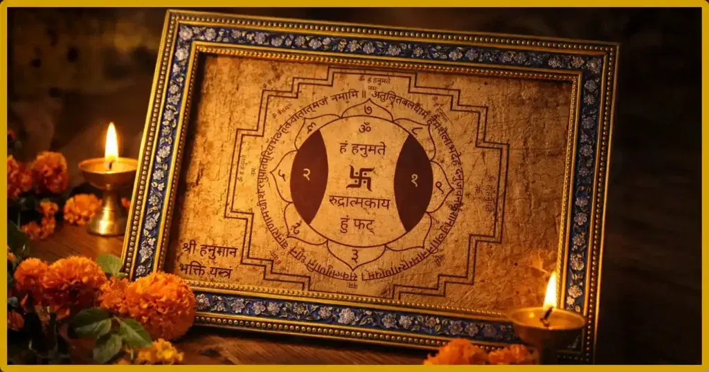 Hanuman Bhakti Yantra-Living Protection on Bhoj Patra