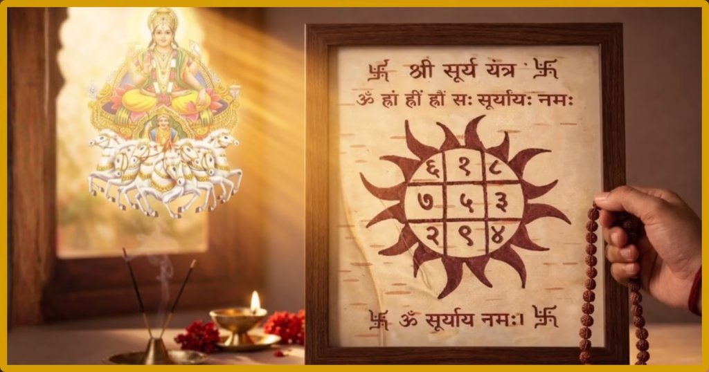 Surya Yantra Benefits Confidence, Health & Authority